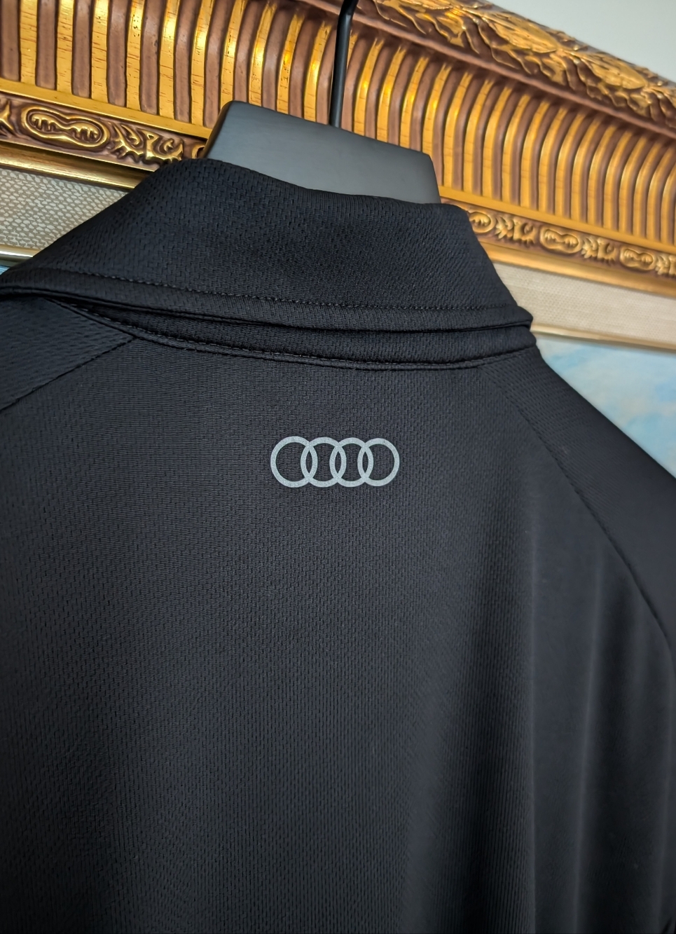 Audi R8 Black Orange Polo Shirt - Picture 4 of 6
